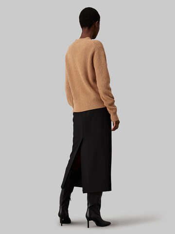 Pull-over Calvin Klein en marron