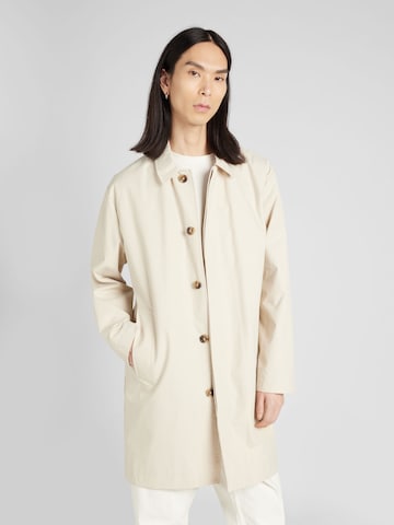 SELECTED HOMME Between-Seasons Coat 'DEVON' in Beige: front