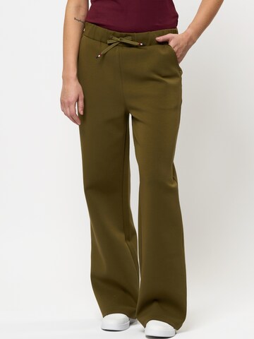 U.S. POLO ASSN. Regular Broek 'Kaisa' in Groen: voorkant
