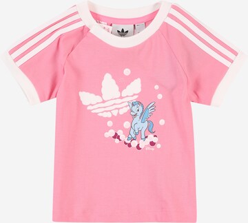 ADIDAS ORIGINALS T-shirt 'Adidas x Disney' i rosa: framsida