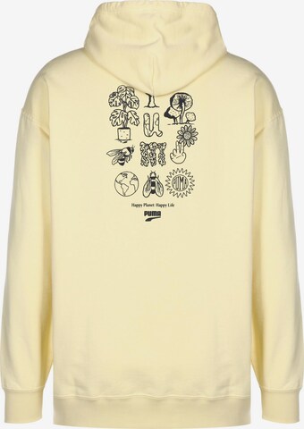 PUMA Sweatshirt 'Downtown' in Gelb