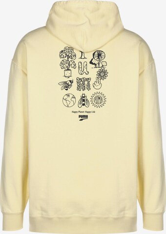 Sweat-shirt 'Downtown' PUMA en jaune