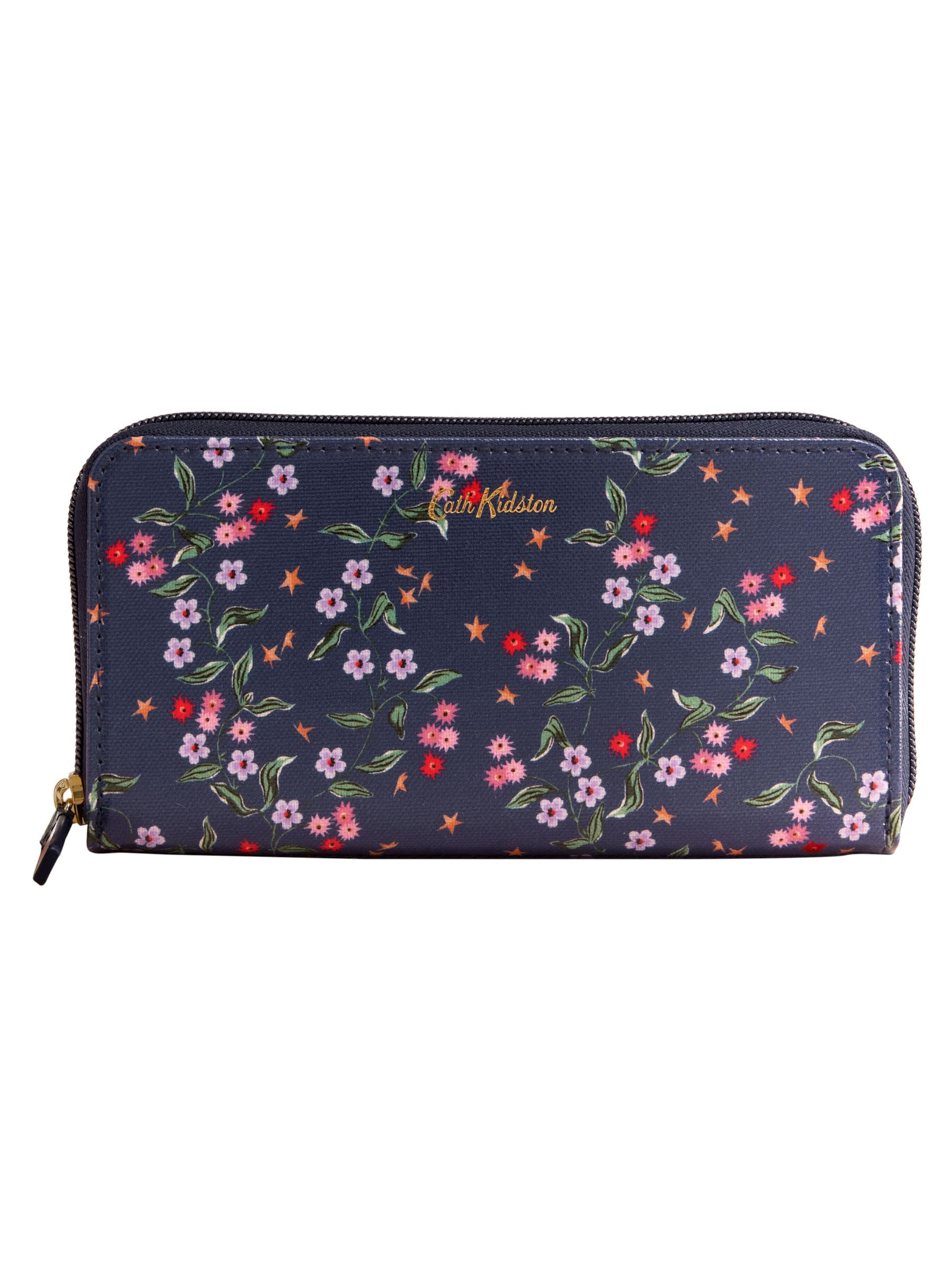 Cath Kidston Portemonnaie 'Continental' in Blau: Vorderseite