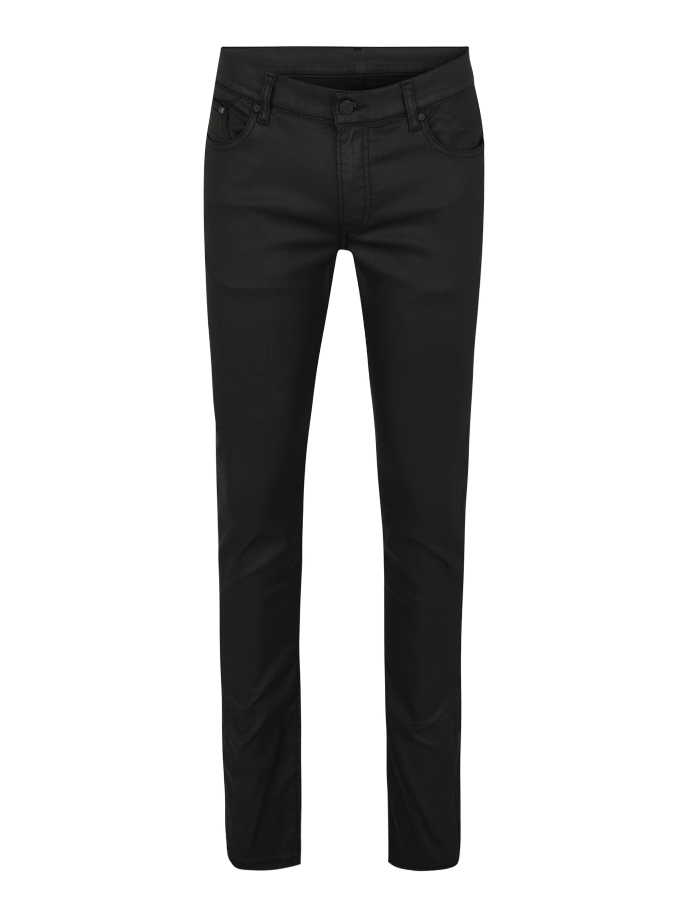 Karl Lagerfeld - Slimfit Calças em preto: frente