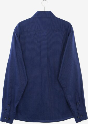 Hatico Button Up Shirt in M in Blue