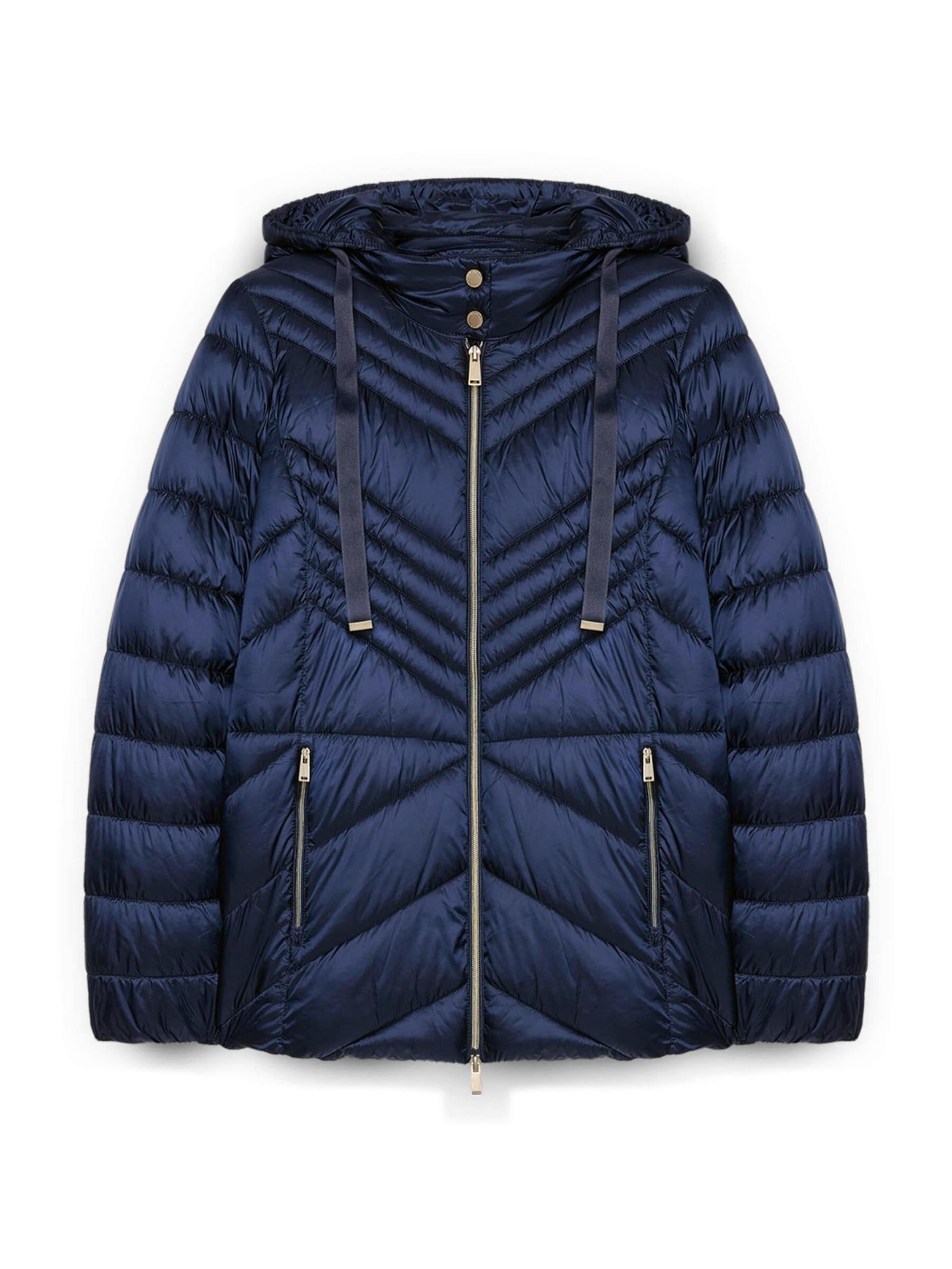 Fiorella Rubino Winterjas in Blauw: voorkant