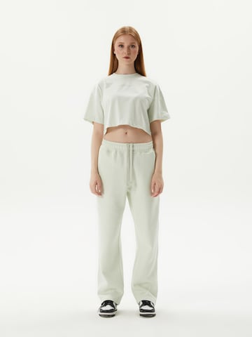 Ossy Homer Loosefit Sporthose 'Heavy Cotton 450 GSM N1Y013' in Grün