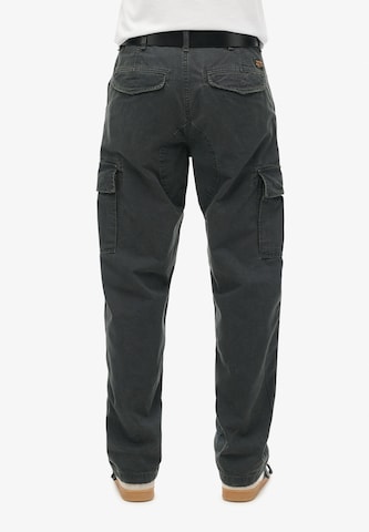 Superdry Loose fit Cargo Pants in Blue: front