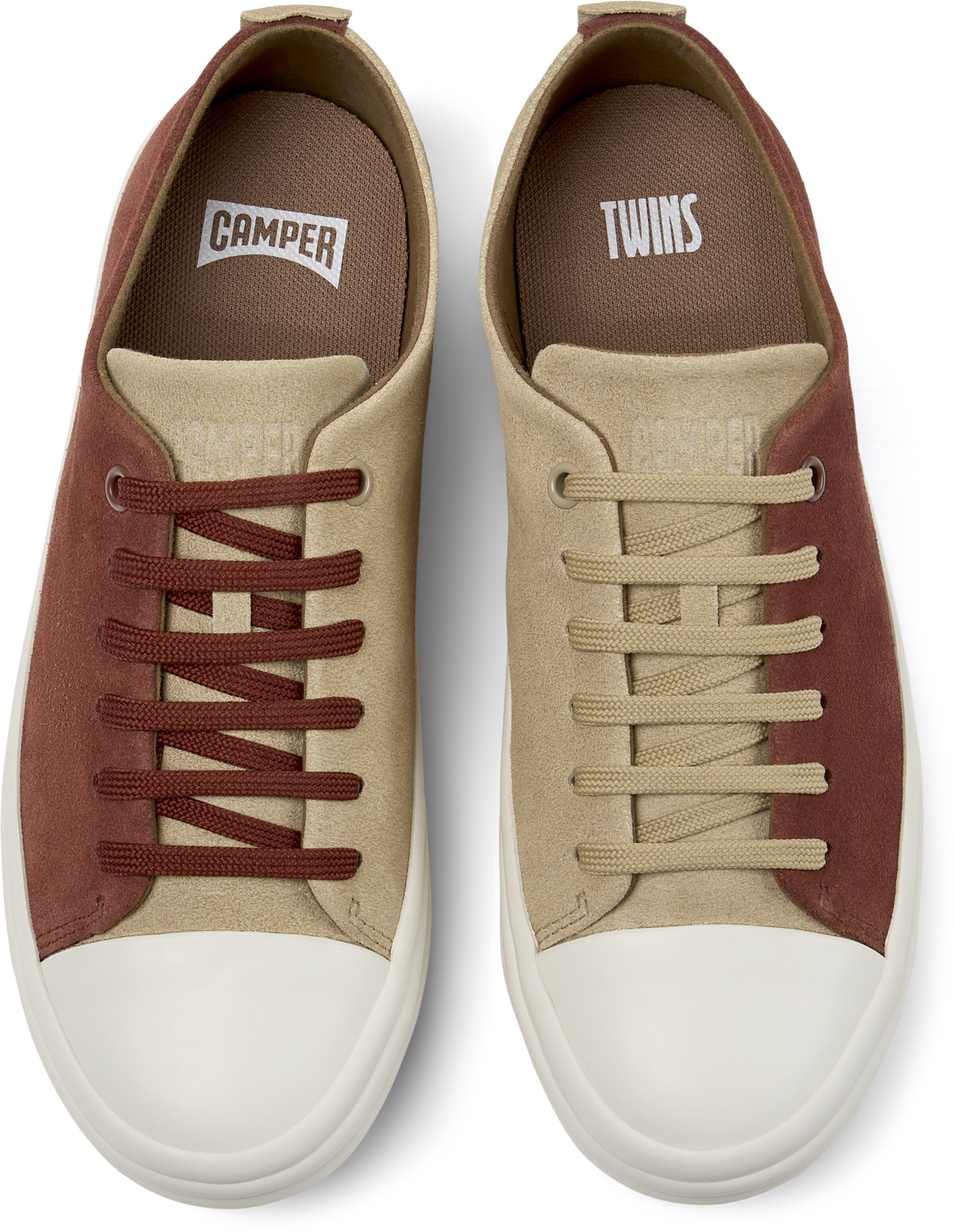 Baskets basses 'Hoops' CAMPER en marron