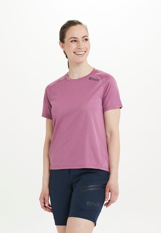 ENDURANCE Functioneel shirt 'Jannie' in Lila: voorkant