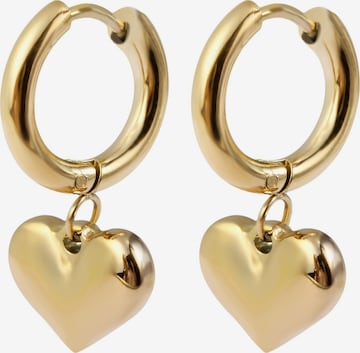 Akzent Earrings 'Feynarie, langlebig' in Gold: front