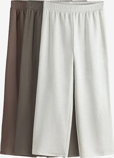 The Set Nohavice - hnedá / tmavohnedá / sivá melírovaná, Produkt