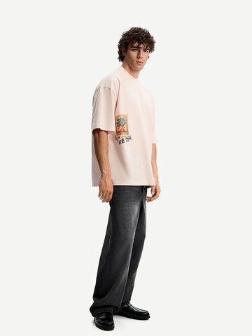 T-Shirt Bershka en rose