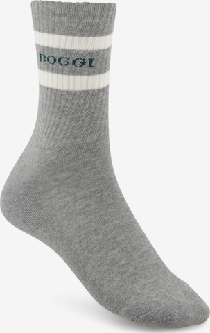 Boggi Milano Socks in Grey: front