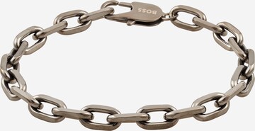 BOSS - Pulsera 'Kane' en gris: frente