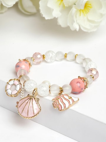 AVANT-GARDE PARIS Armband 'Bohemian' in Pink