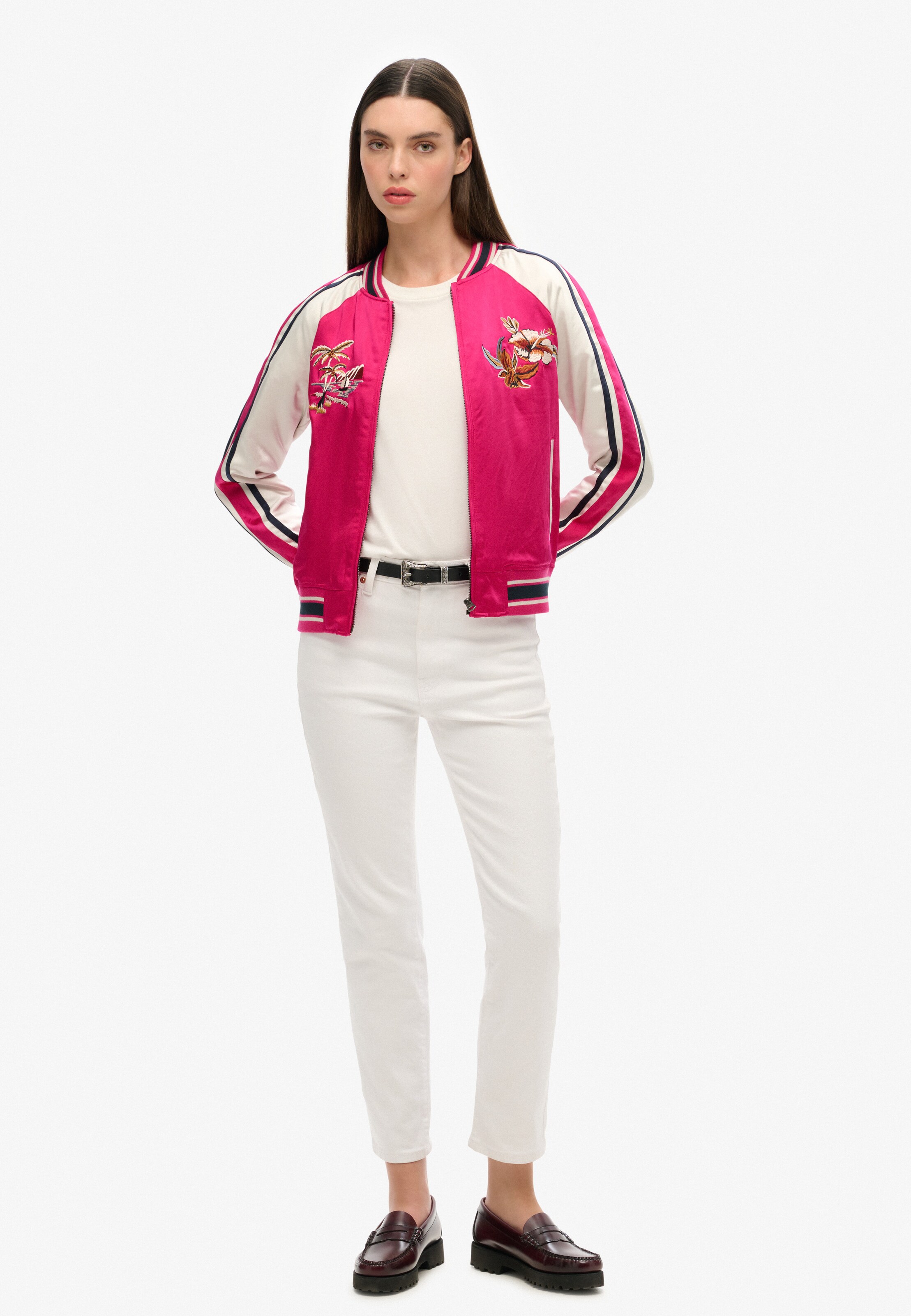 Superdry Tussenjas 'Suikajan' in Roze