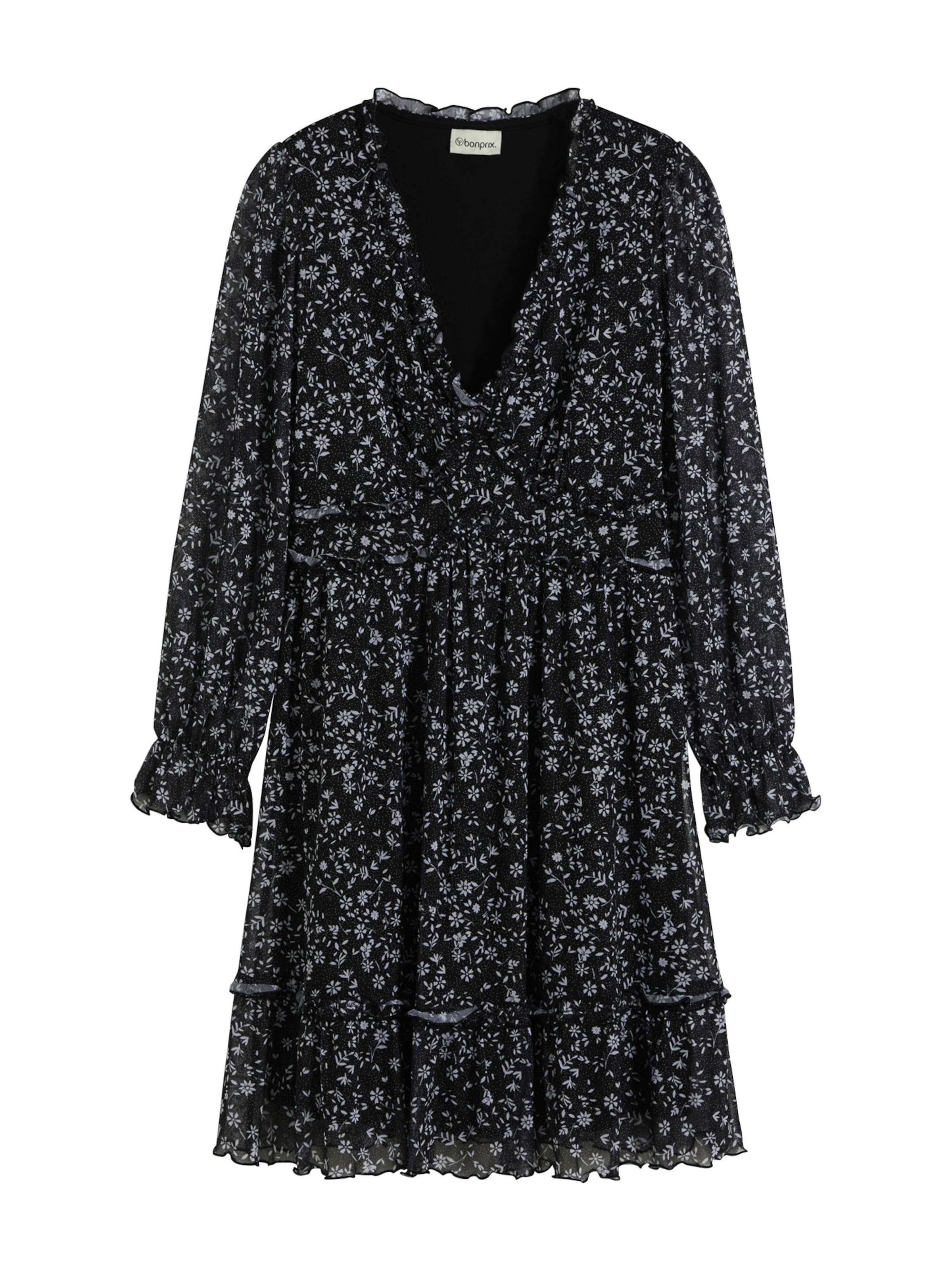 bonprix Kleid in Schwarz: Vorderseite