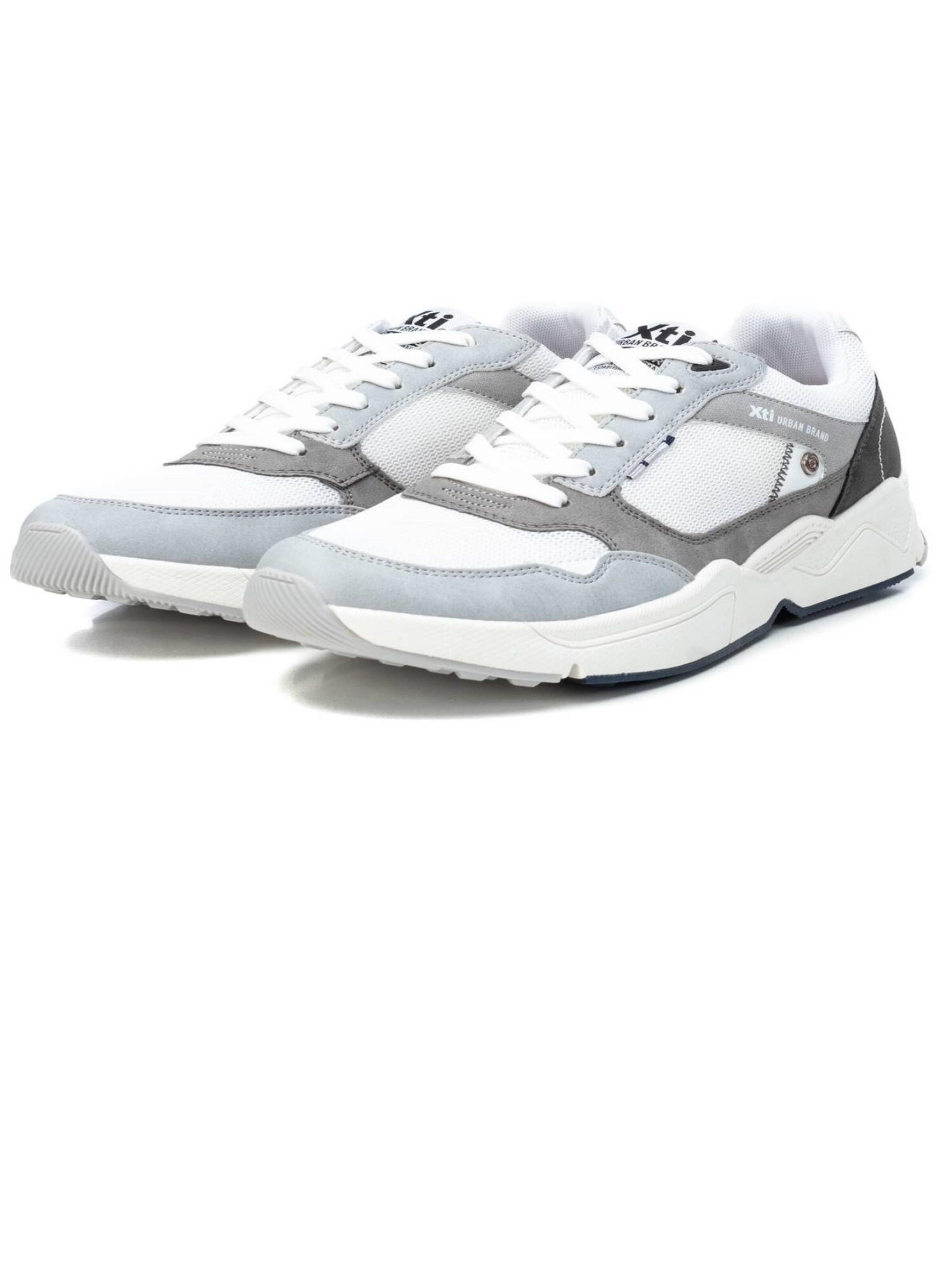 Xti Platform trainers in Grey: front