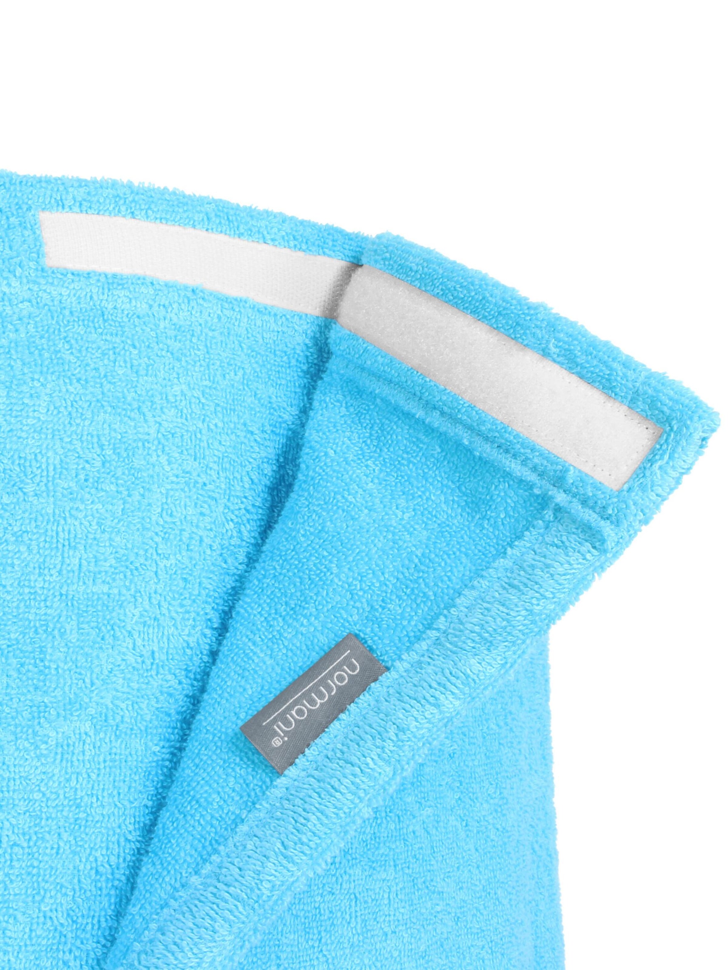 normani Bathrobe short ' Mersin ' in Blue