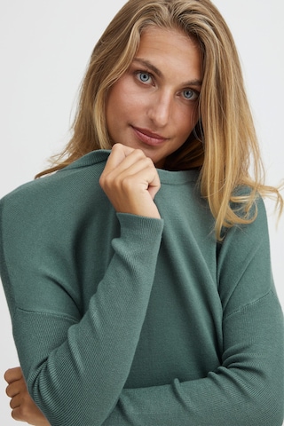 Fransa Sweater 'BLUME' in Green