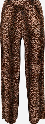 Wide Leg Pantalon 'LAURA' MAMALICIOUS en marron