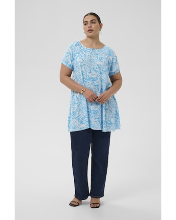KAFFE CURVE Tunic in Blue