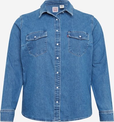 Levi's® Plus Bluse in blue denim, Produktansicht