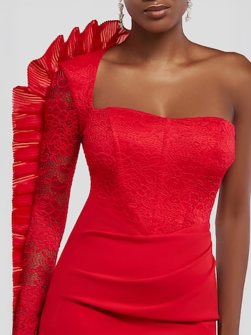 GODDIVA Festkjole i rød