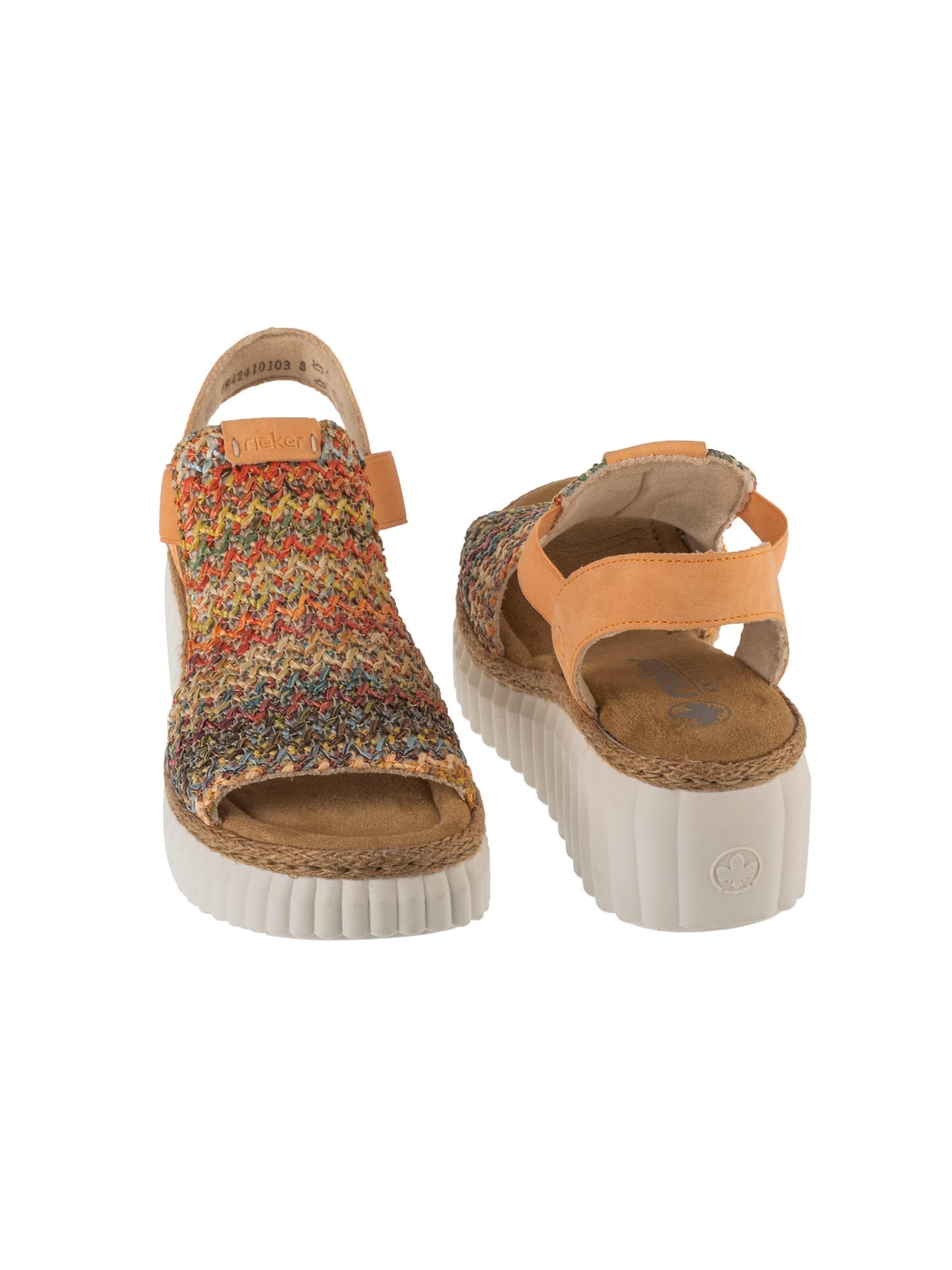 Sandales Rieker en mélange de couleurs