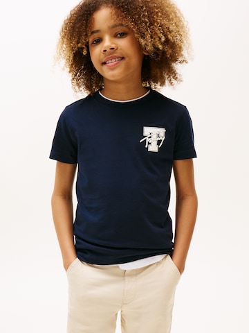 TOMMY HILFIGER T-Shirts 'VARSITY' in Blau: Vorderseite