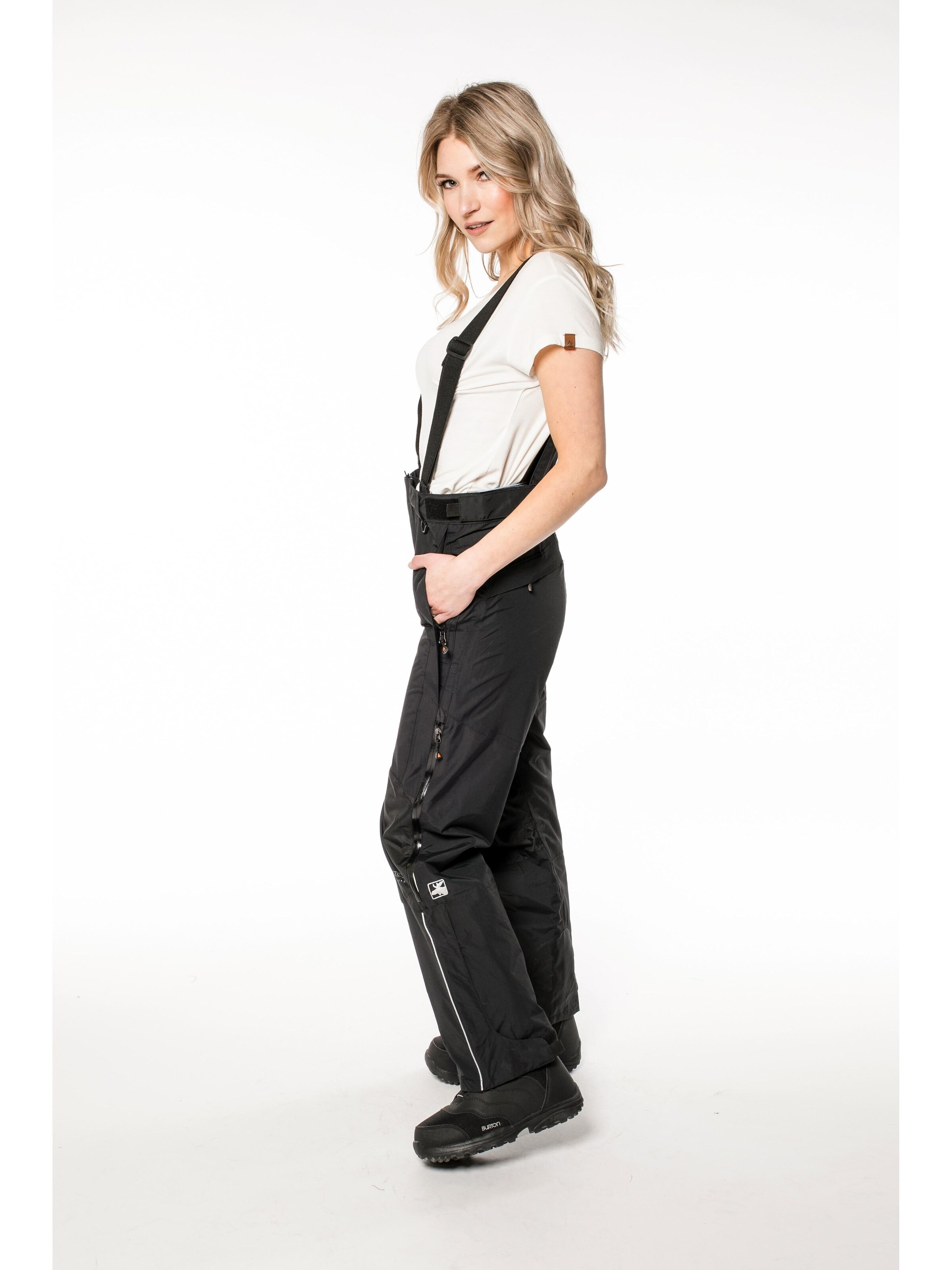 deproc Regular Outdoor trousers 'SPITZBERGEN WMN II' in Black