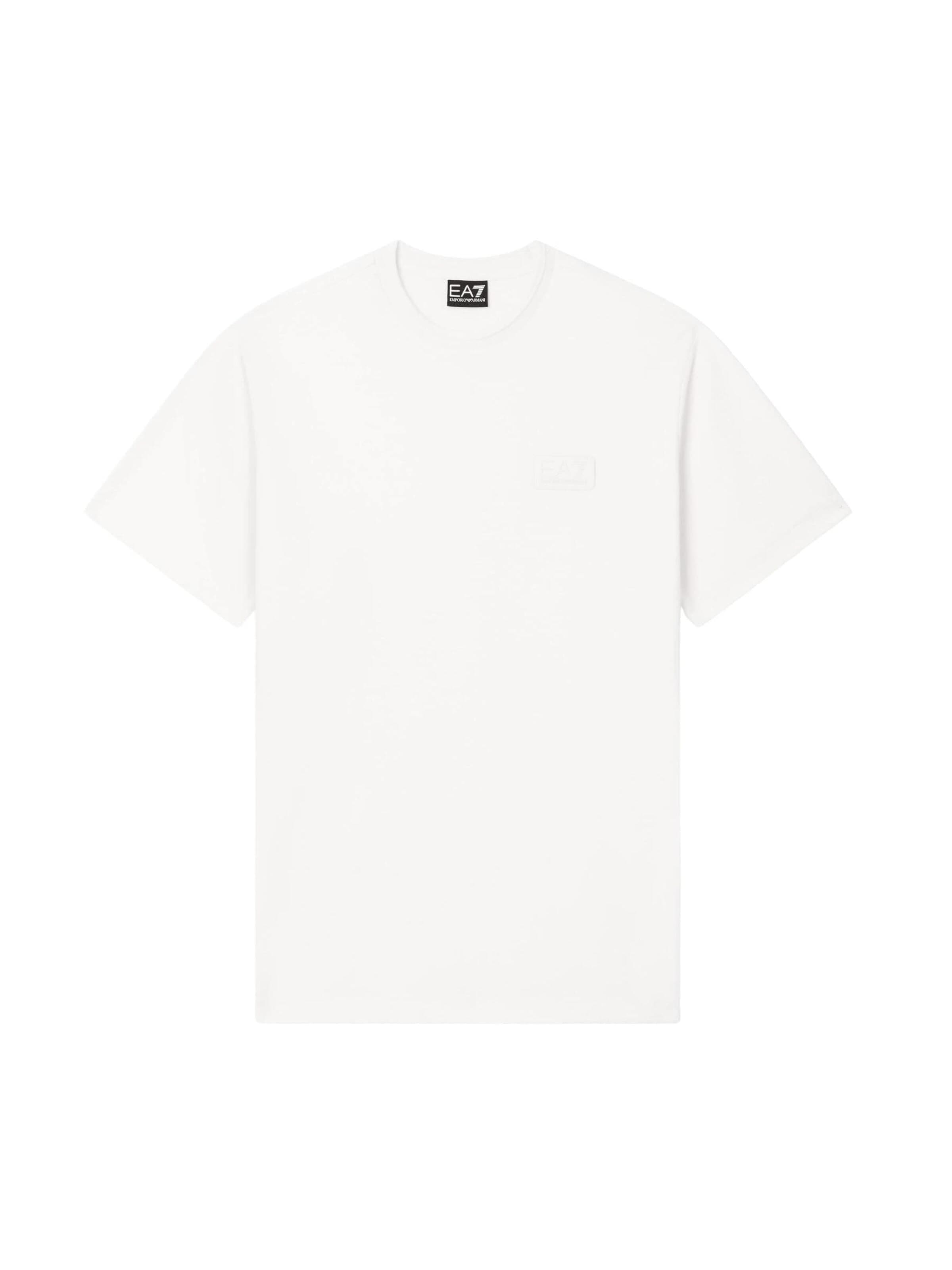 EA7 Emporio Armani - Camiseta 'EA7 EMPORIO ARMANI JERSEY T-SHIRT T-Shirt e Polo' en blanco: frente