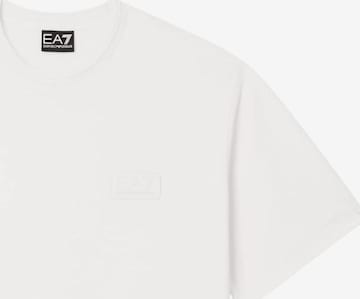 EA7 Emporio Armani Shirt 'EA7 EMPORIO ARMANI JERSEY T-SHIRT T-Shirt e Polo' in White: front