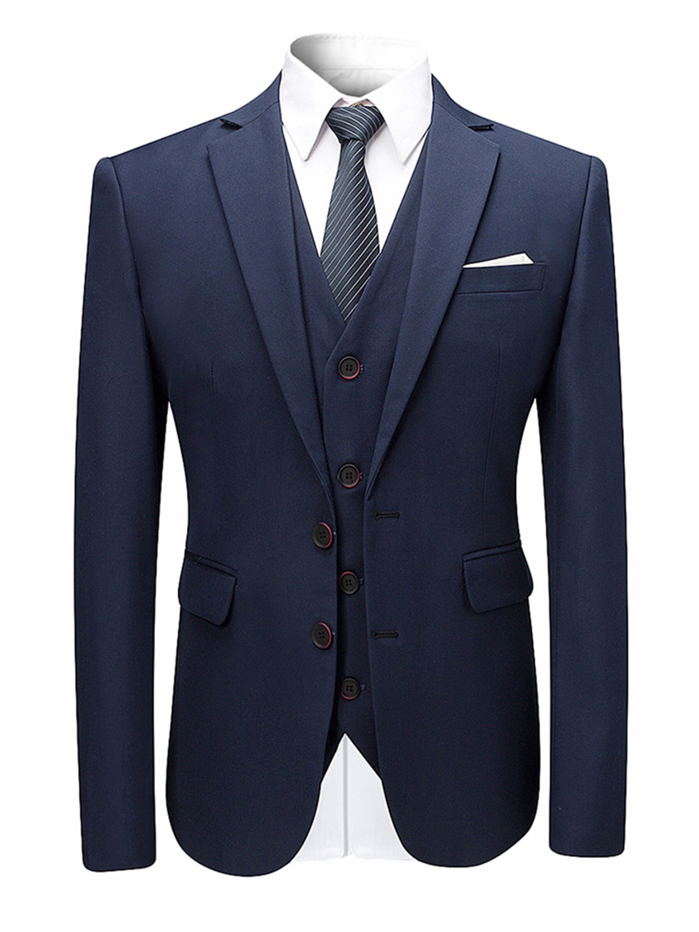 YOUTHUP Slimfit Anzug 'Dreiklang'‌‌‌‌ in Blau