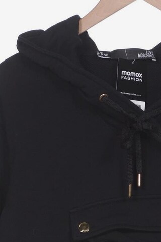 Love Moschino Sweatshirt & Zip-Up Hoodie in M in Black