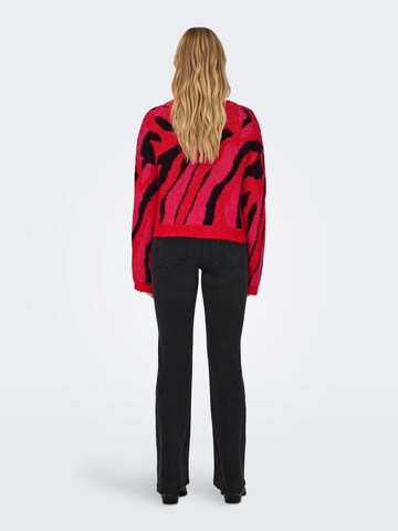 ONLY Sweater 'FLAME' in Pink