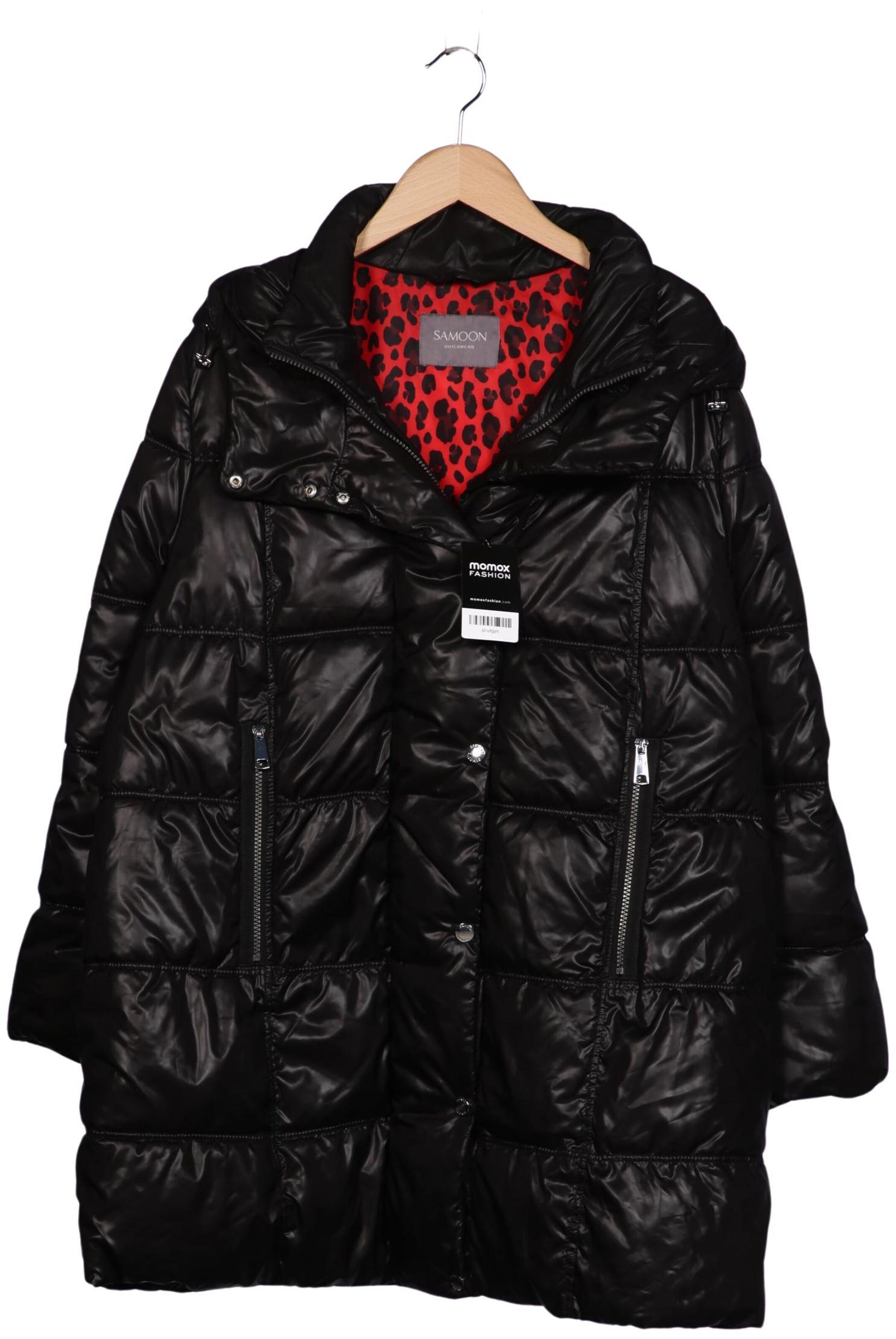 SAMOON Mantel XXXL in Schwarz: Vorderseite