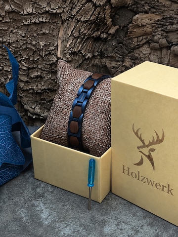 Holzwerk Βραχιόλι 'FUNTENSEE' σε μπλε