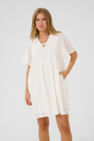 Kaffe - Vestido 'KARumba' em branco: frente