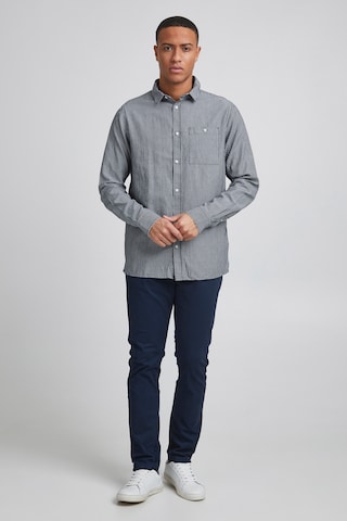 !Solid Regular fit Button Up Shirt 'SDBilal ' in Blue