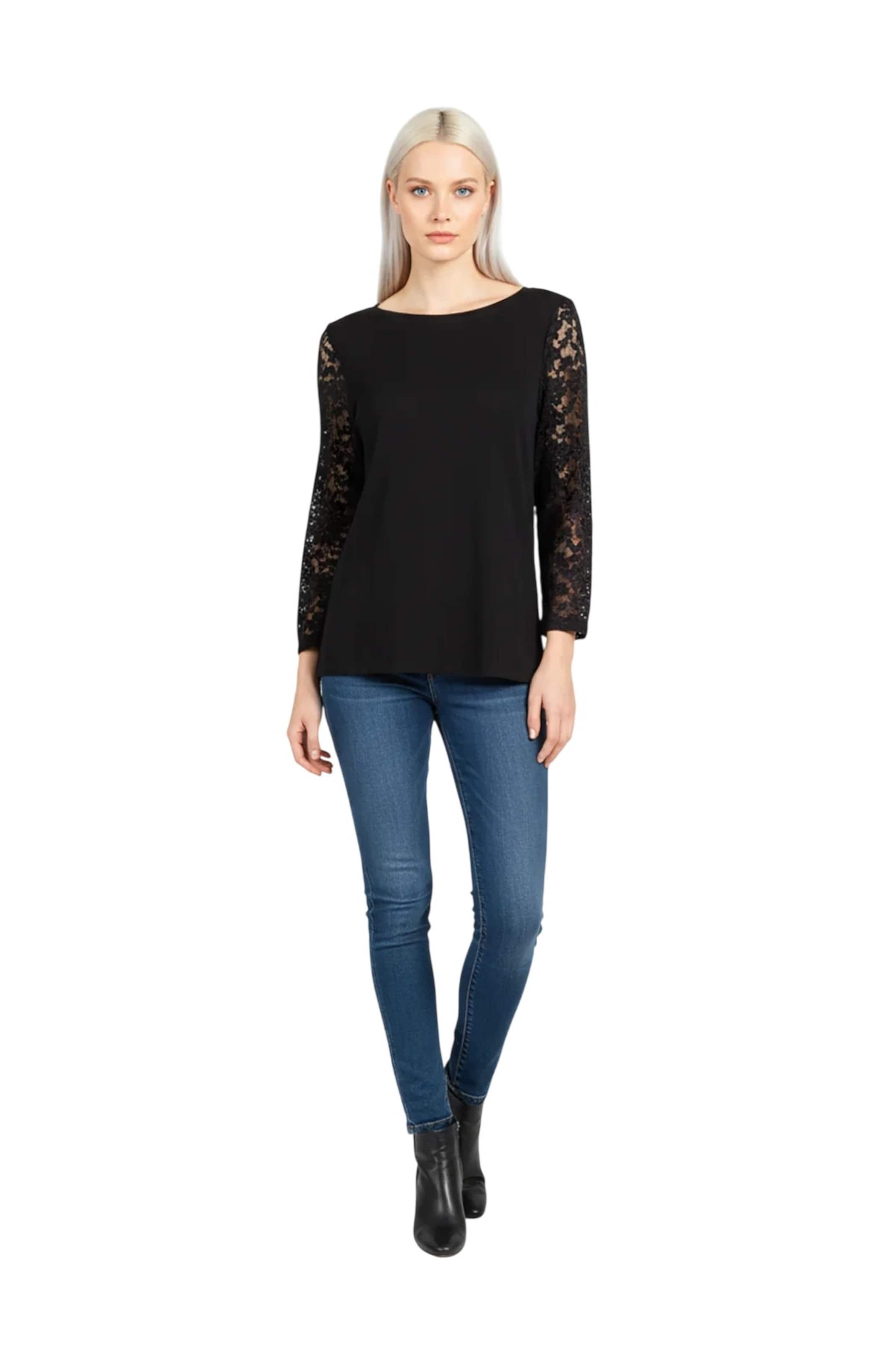 Alexa Dash Blouse in Zwart