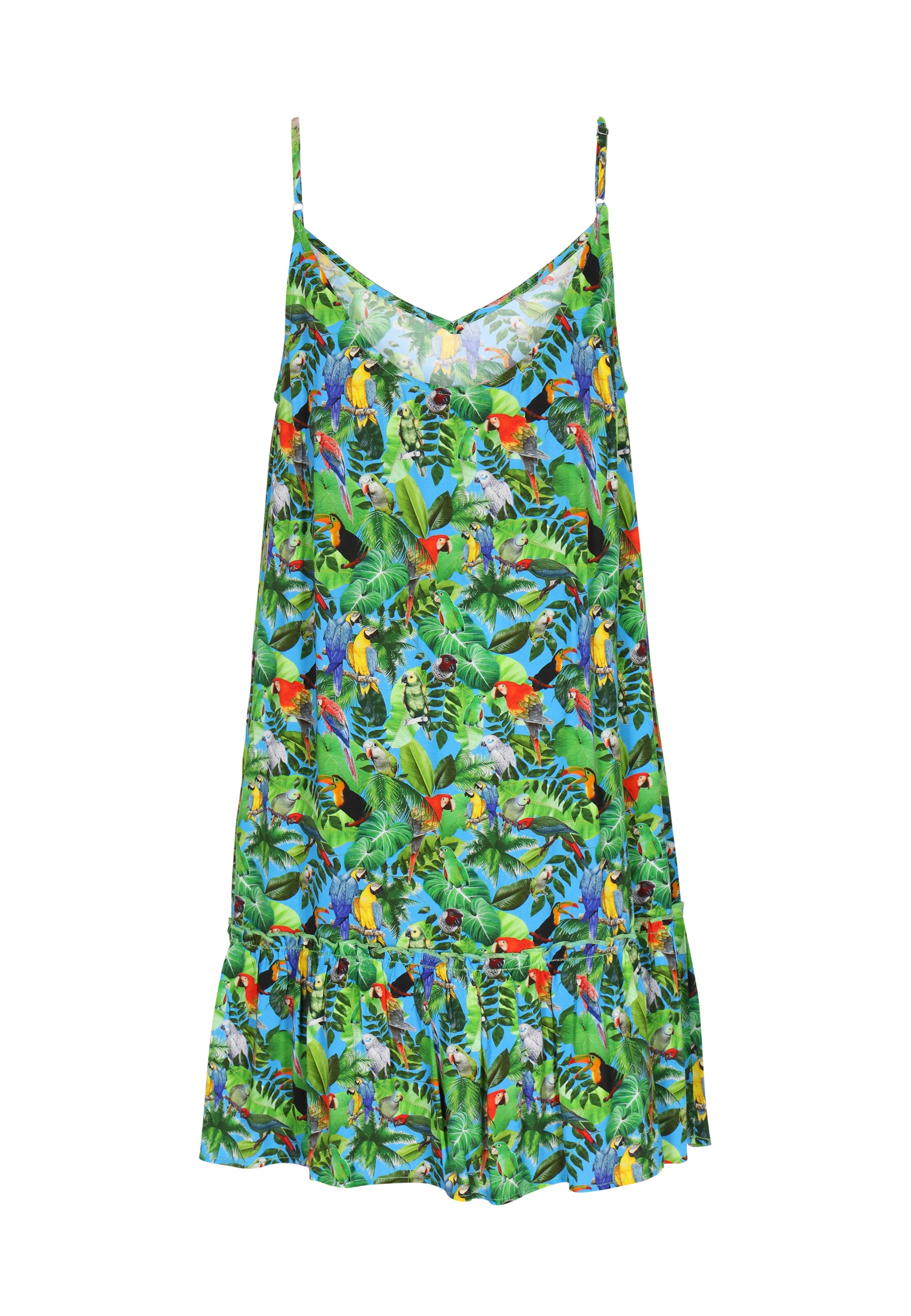 swirly Summer dress in Green