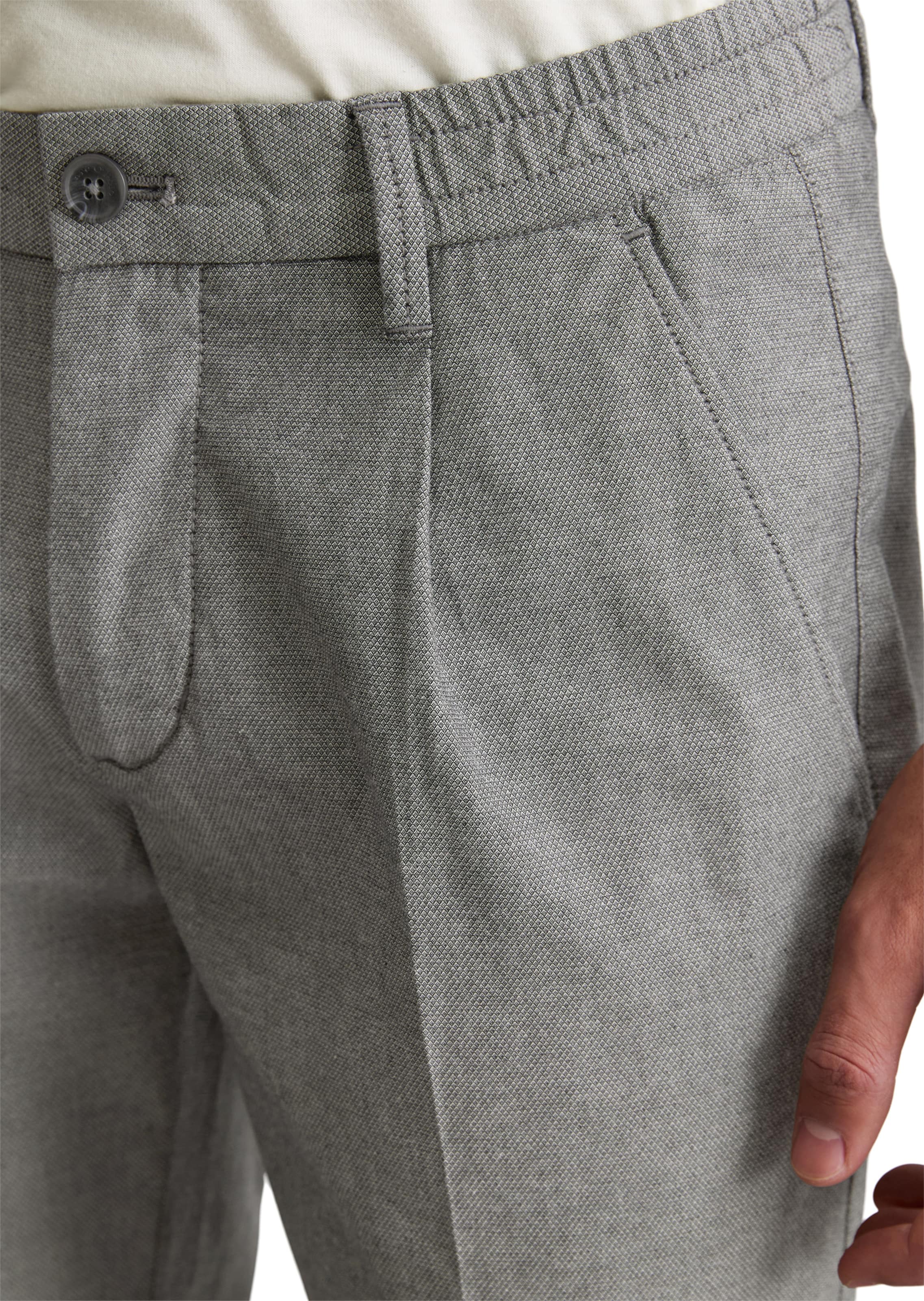 Marc O'Polo Regular Chino trousers 'Stig Jogger' in Grey