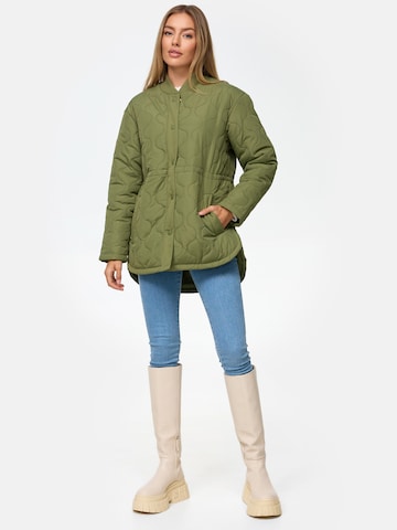 Threadbare Between-Season Jacket 'Juliet' in Green