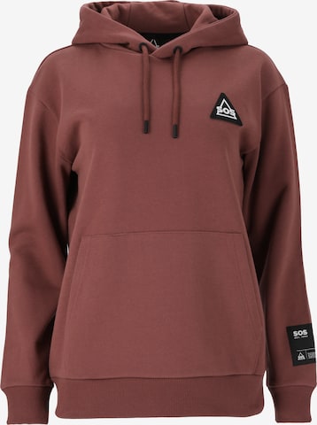 SOS Sweatshirt in Rood: voorkant