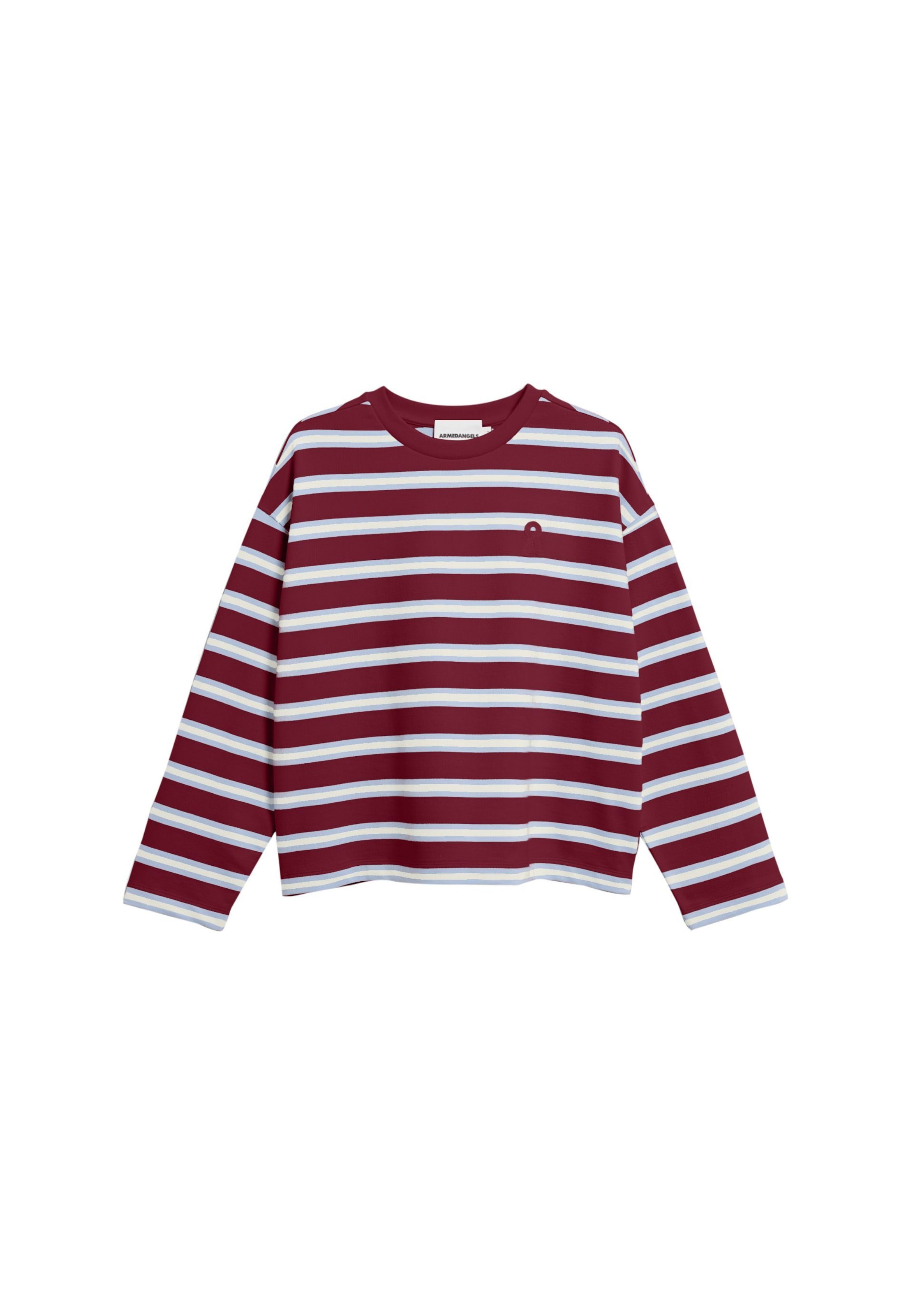 ARMEDANGELS Sweatshirt 'FRANKAA' in Rood: voorkant