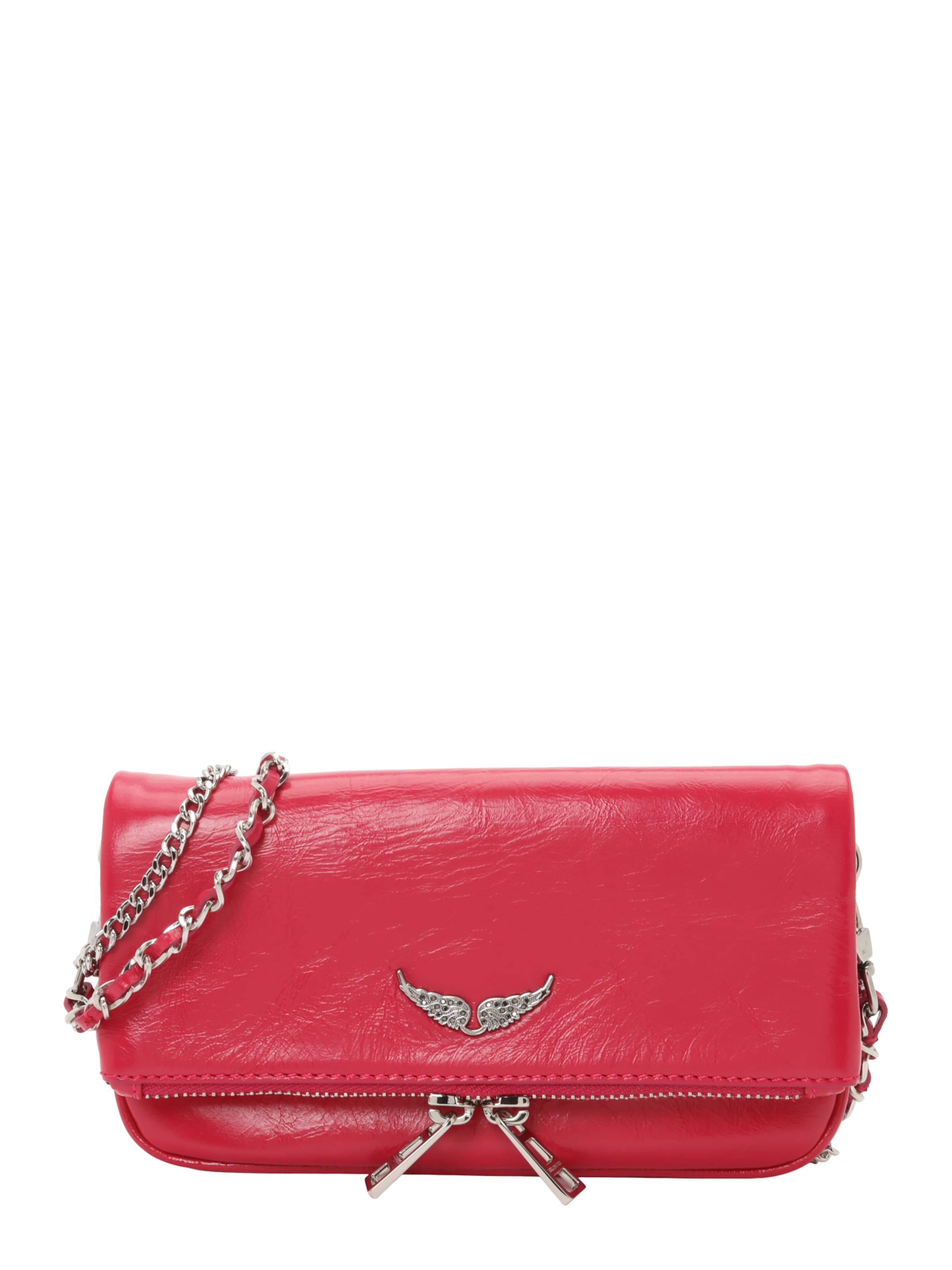 Pochette 'ROCK' di Zadig & Voltaire in rosa: frontale