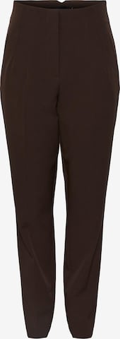 PIECES Regular Trousers 'NIYLAH' in Brown: front
