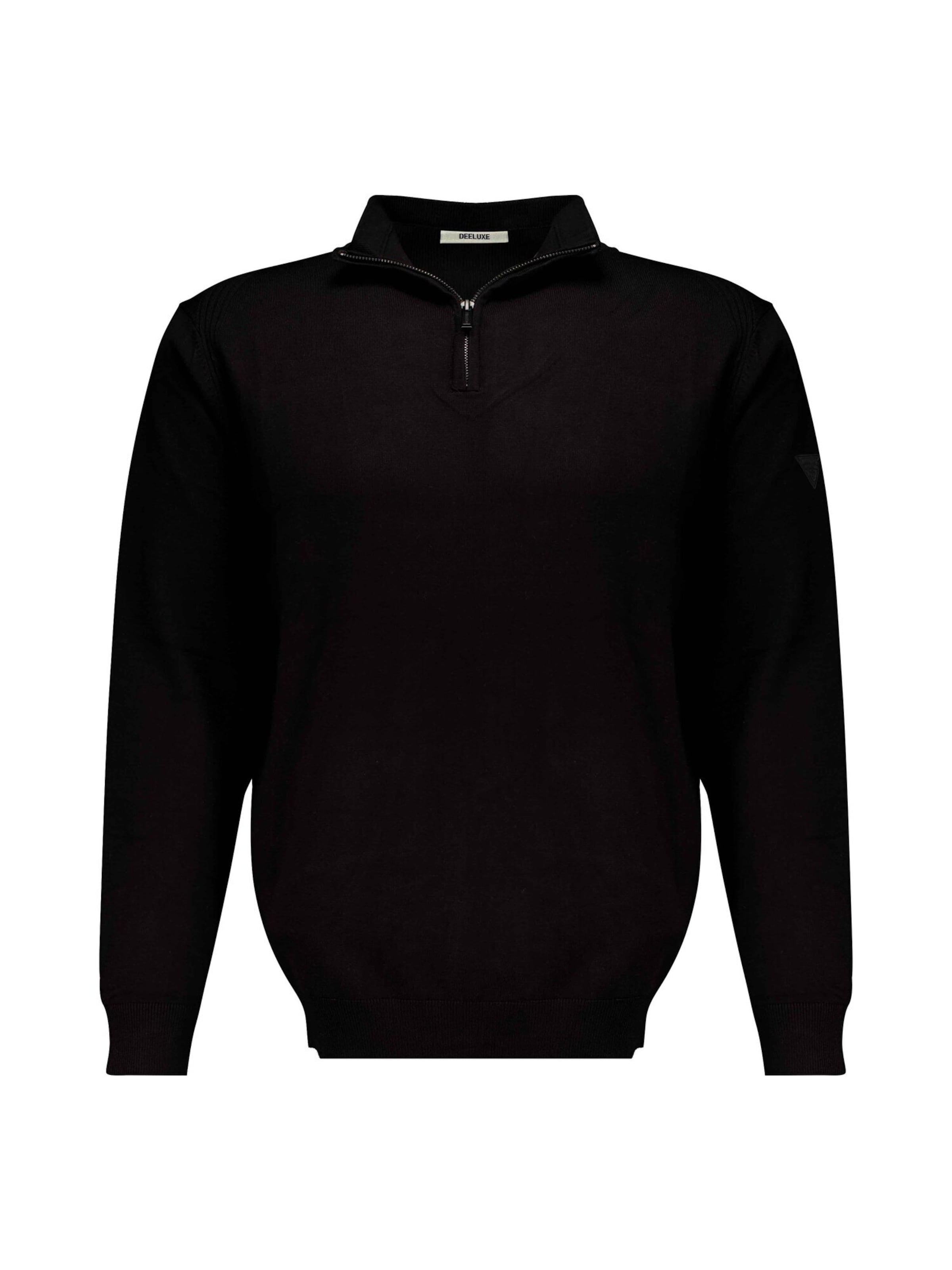Deeluxe Trui 'ALMANACH' in Zwart: voorkant